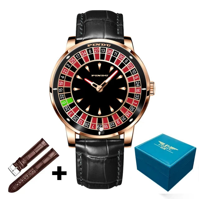Grand Casino Rotating Roulette Luxury Watch