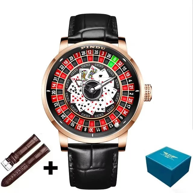 Grand Casino Rotating Roulette Luxury Watch