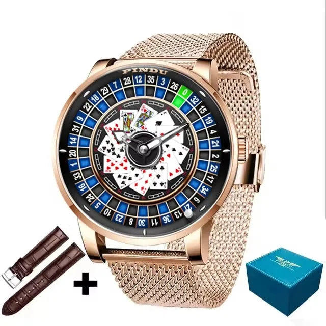 Grand Casino Rotating Roulette Luxury Watch