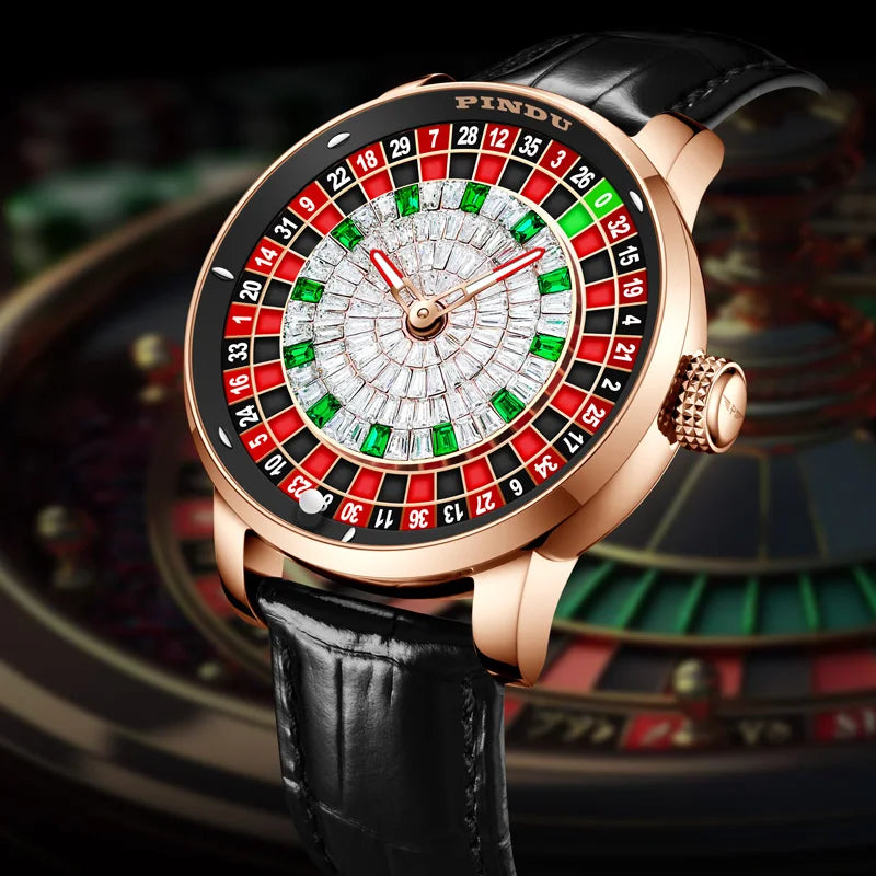 Grand Casino Rotating Roulette Luxury Watch