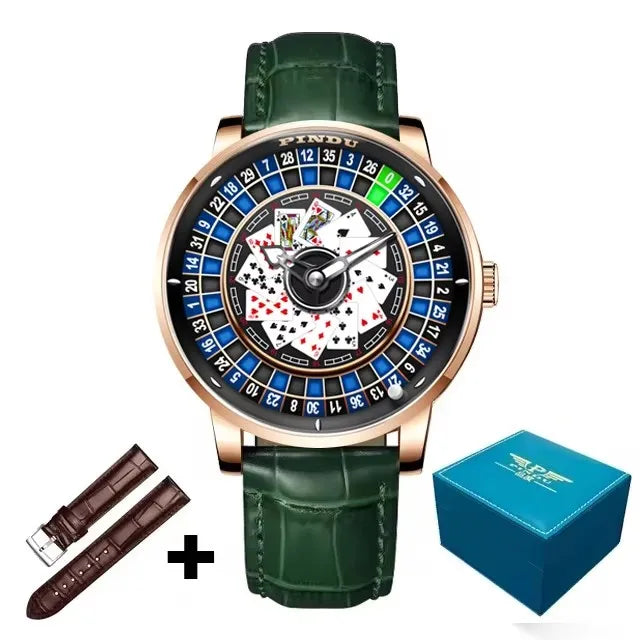 Grand Casino Rotating Roulette Luxury Watch