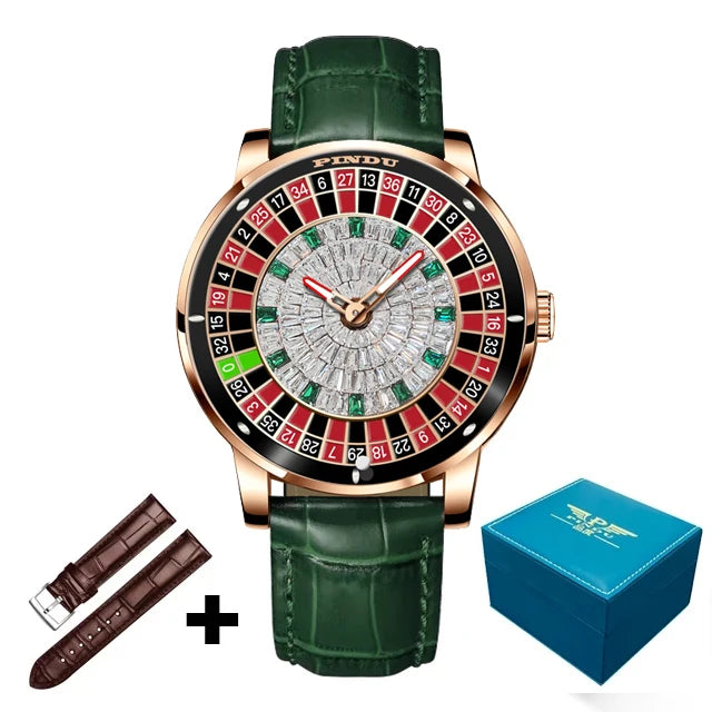 Grand Casino Rotating Roulette Luxury Watch