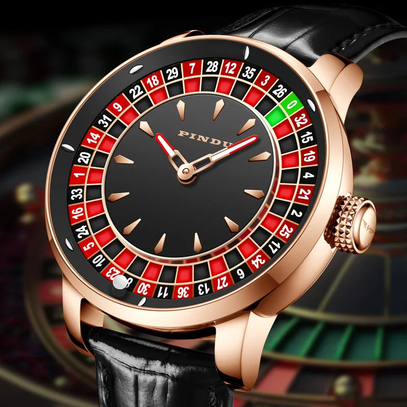 Grand Casino Rotating Roulette Luxury Watch