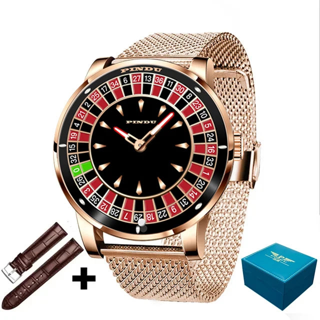 Grand Casino Rotating Roulette Luxury Watch