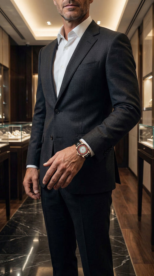 Grand Casino Rotating Roulette Luxury Watch